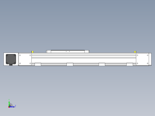 DMEB80L-RBCR欧规同步带模组直线模组（电机右后折）[DMEB80L-L20S350-DT400-C2U-RBCR]左视缩略图