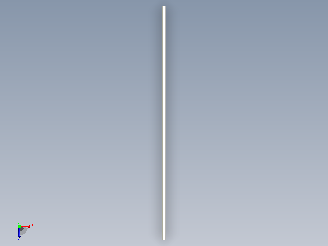 轴 D4X288mm俯视图