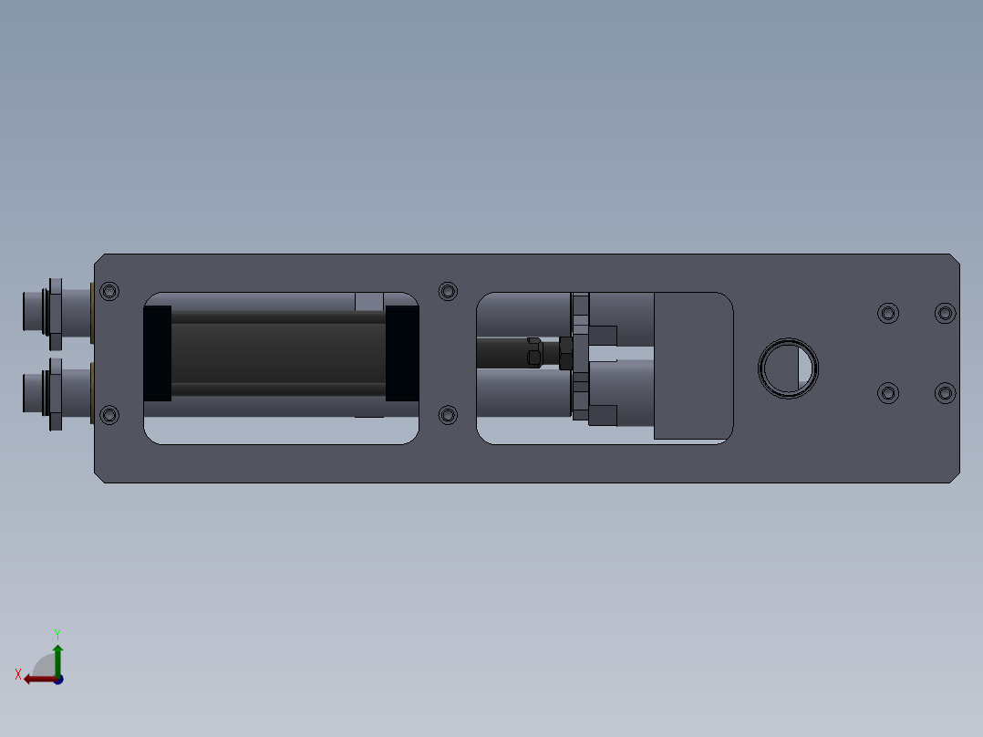 气控测气密性工装后视图