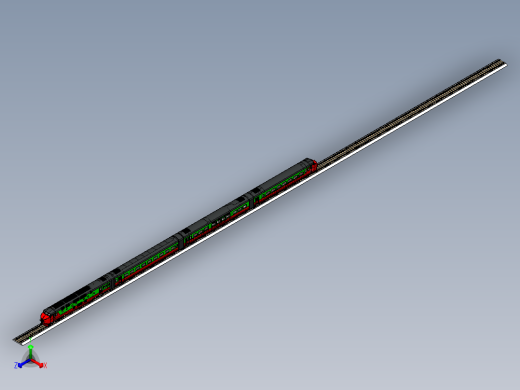 荷兰铁路欧洲快车模型3D图纸 Solidworks设计 附工程图正等轴测缩略图