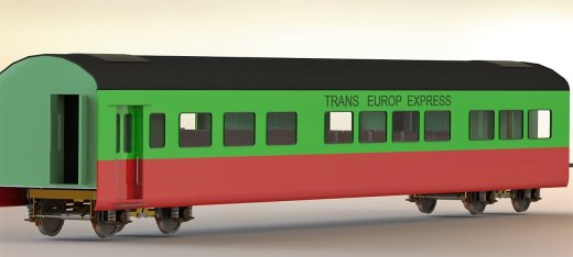 荷兰铁路欧洲快车模型3D图纸 Solidworks设计 附工程图缩略图