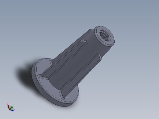 底座建模 机械零部件