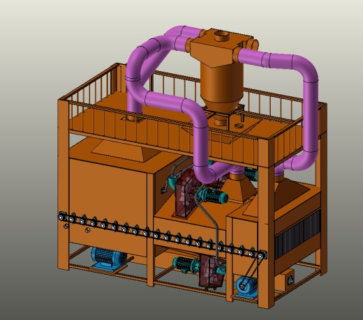 通过式双面抛丸机设计缩略图