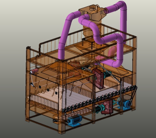 通过式双面抛丸机设计缩略图