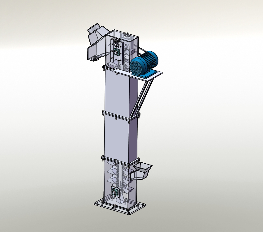 通过式双面抛丸机设计