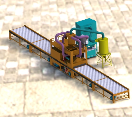 通过式双面抛丸机设计缩略图