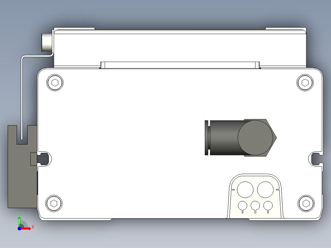 Toyo东佑达直线模组-ECH14-100-M+煞車-C4反前视图