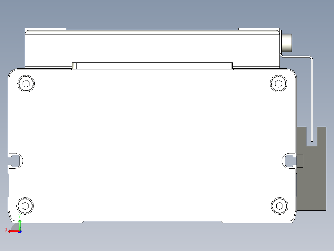 Toyo东佑达直线模组-ECH14-100-M+煞車-C4反后视图