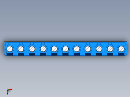 DEGSON DG365 系列 7.5mm 接线端子-DG365-7.5-11P-12-00AH俯视缩略图