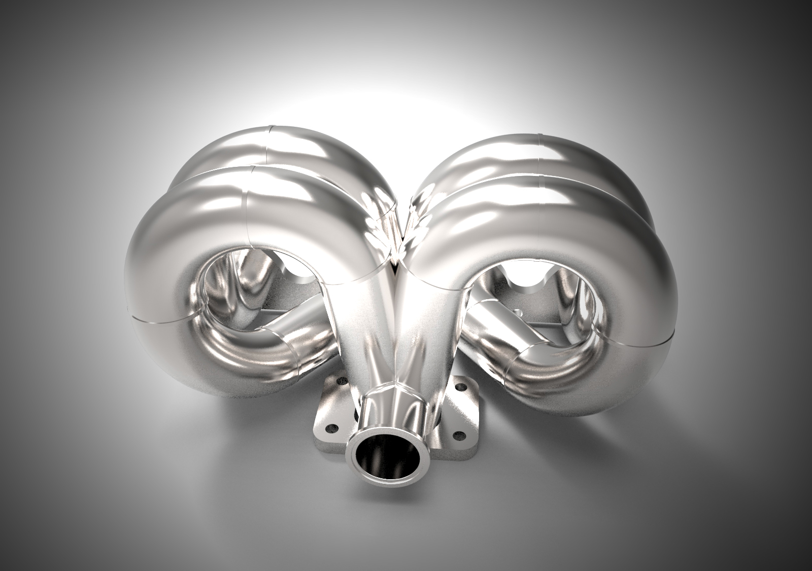 拉姆喇叭排气歧管