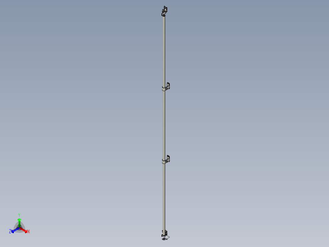 基恩士SL-JB191_back-mount_kc图纸模型正等轴测图