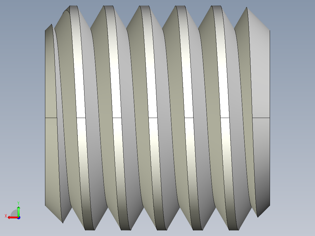 DIN 913-ISO 4026 固定螺钉-M5 L=5.STEP后视图