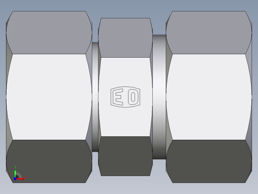 卡套式工业通用硬管接头EO_Distance_piece_adapter_DA30SCF前视缩略图