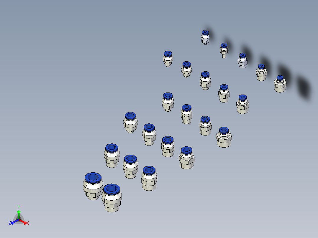 CONEXÃO RETA.IGS正等轴测图