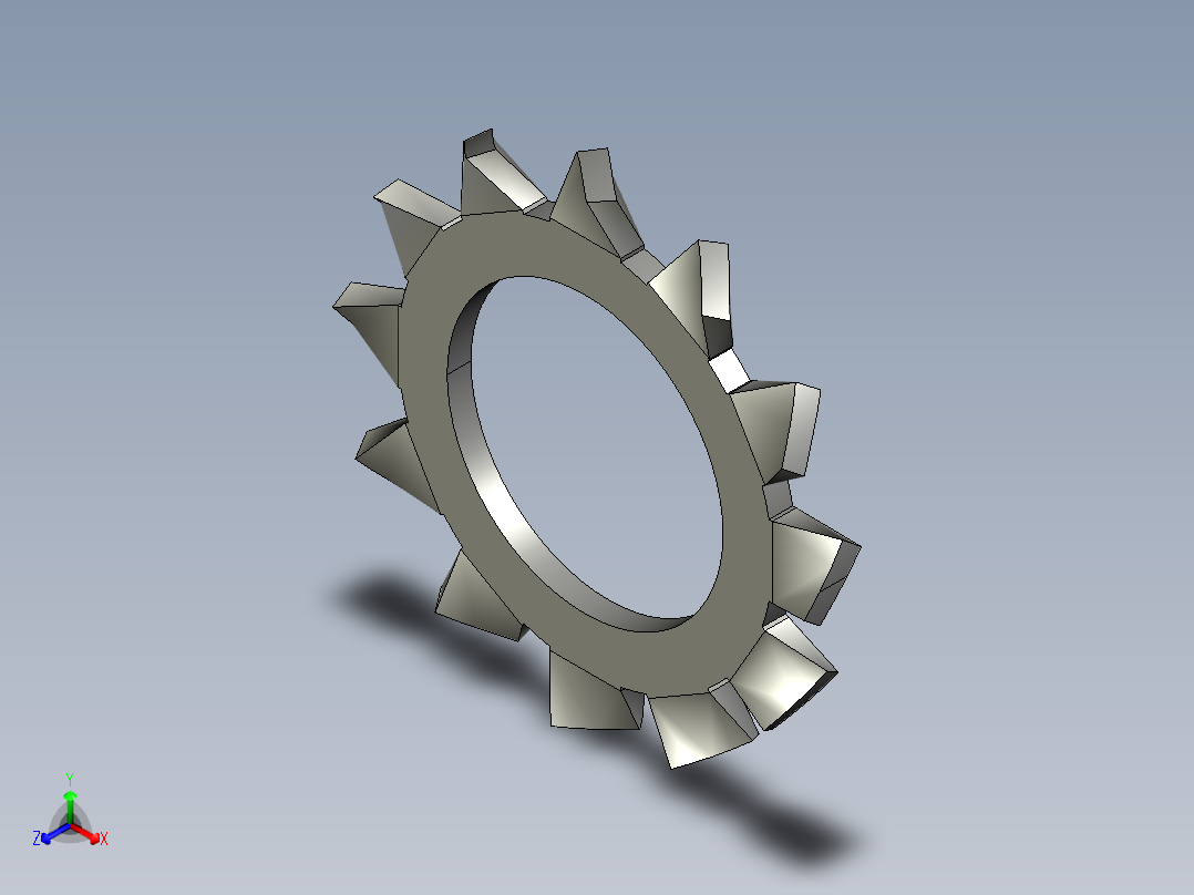 垫圈 外牙锁 公制-EXTERNAL TOOTH LOCK WASHER for M10 SCREW.STEP