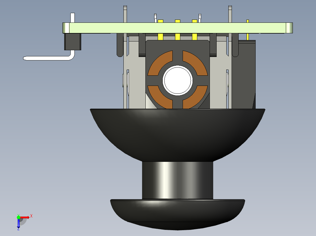 KY-023 操纵杆模块俯视图