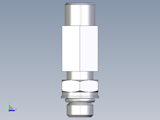 卡套式工业通用硬管接头EO_Adjustable_locknut_run_tee_LEE08SMOROMDCF左视缩略图