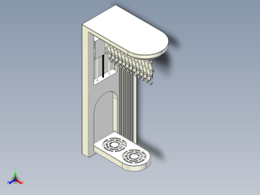 电动晾衣架图纸三维模型