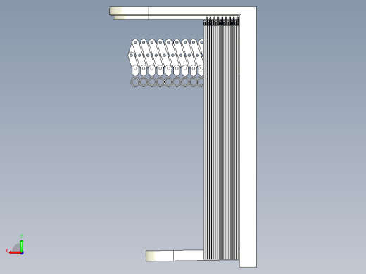 电动晾衣架图纸三维模型后视缩略图