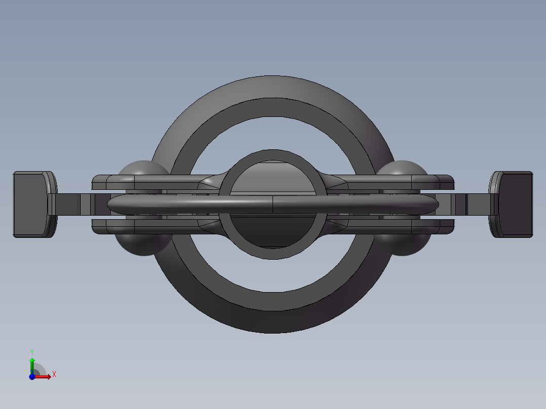 螺丝锥3D模型前视图