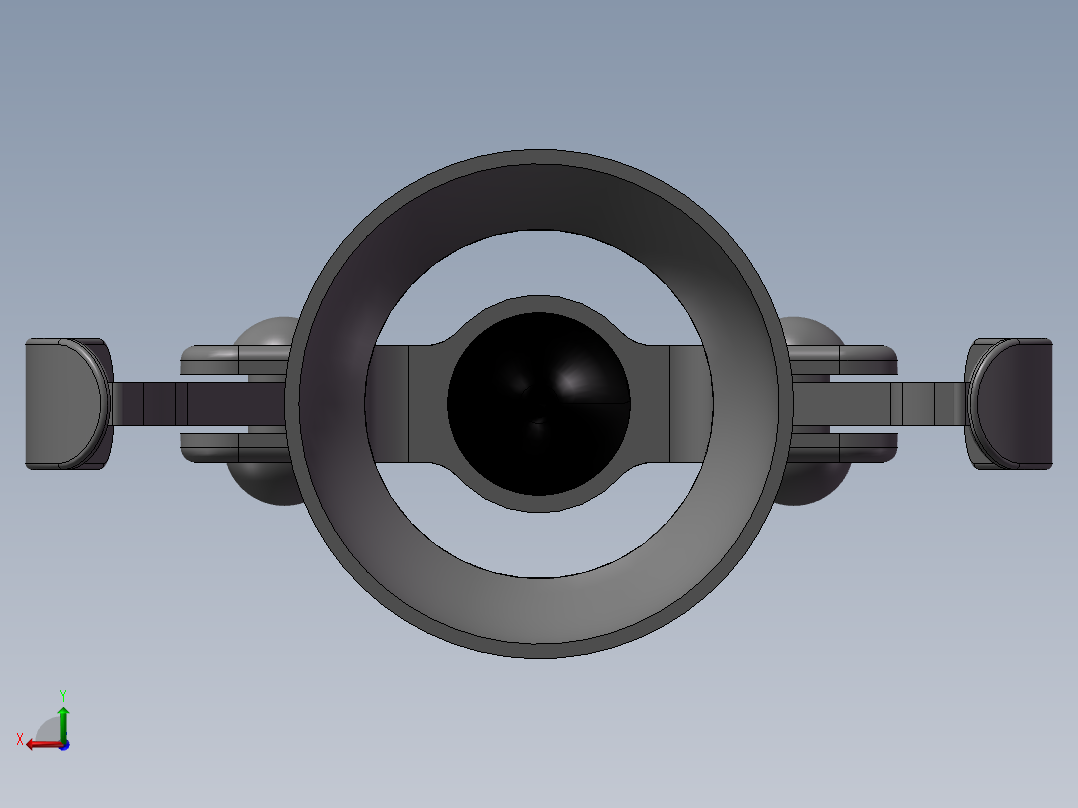 螺丝锥3D模型后视图