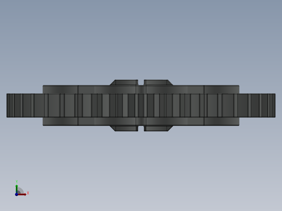 3649 Old GreyTechnic Gear 40 Tooth.sldprt前视图