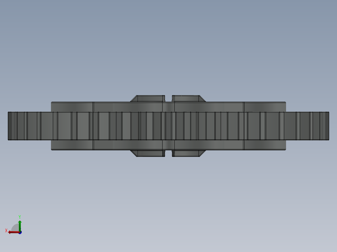 3649 Old GreyTechnic Gear 40 Tooth.sldprt后视图