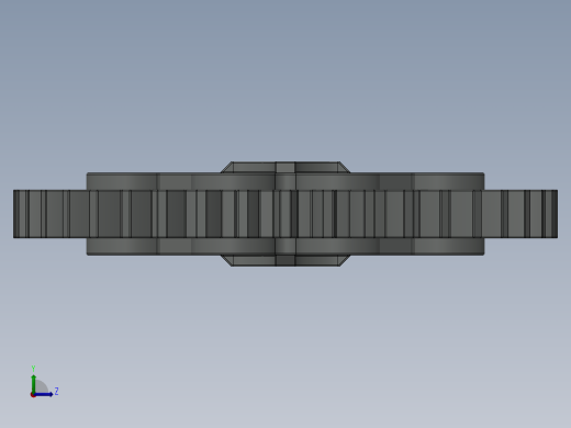 3649 Old GreyTechnic Gear 40 Tooth.sldprt左视缩略图