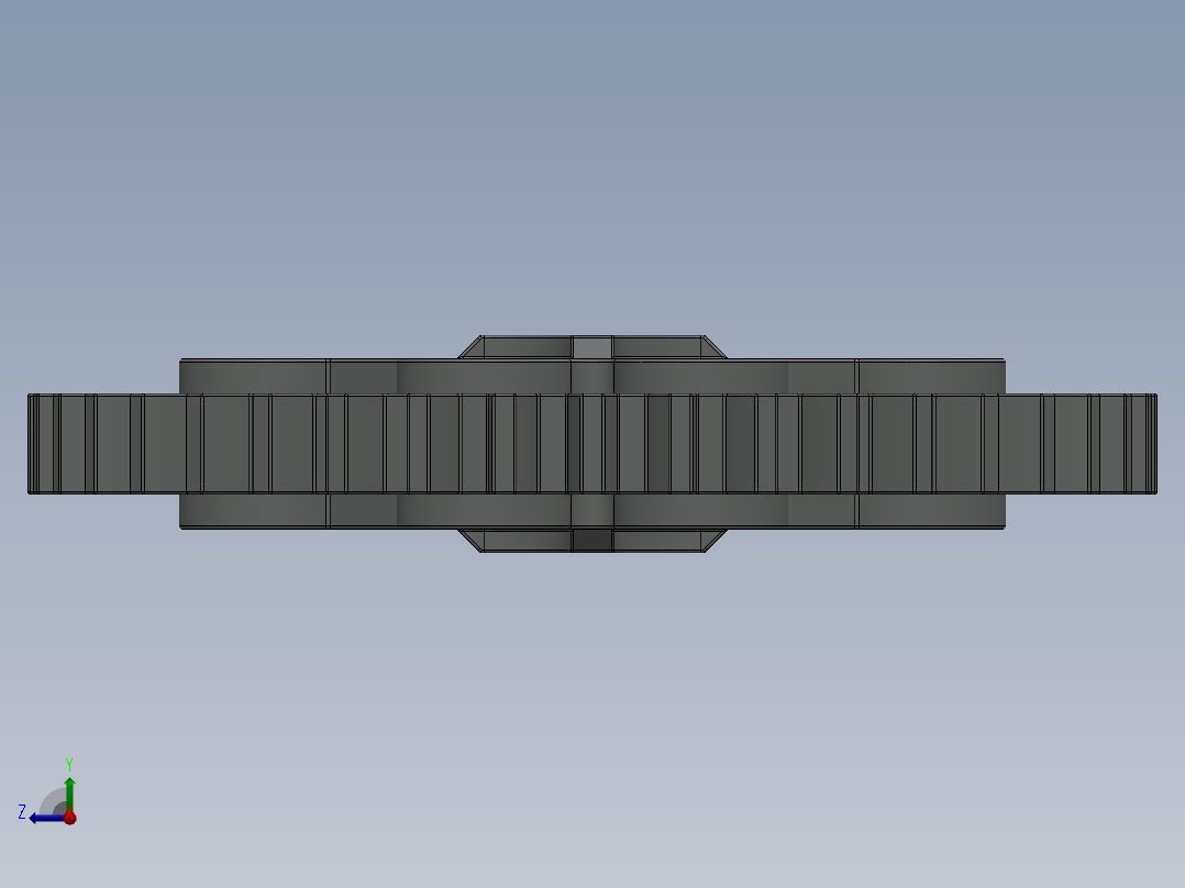 3649 Old GreyTechnic Gear 40 Tooth.sldprt右视图