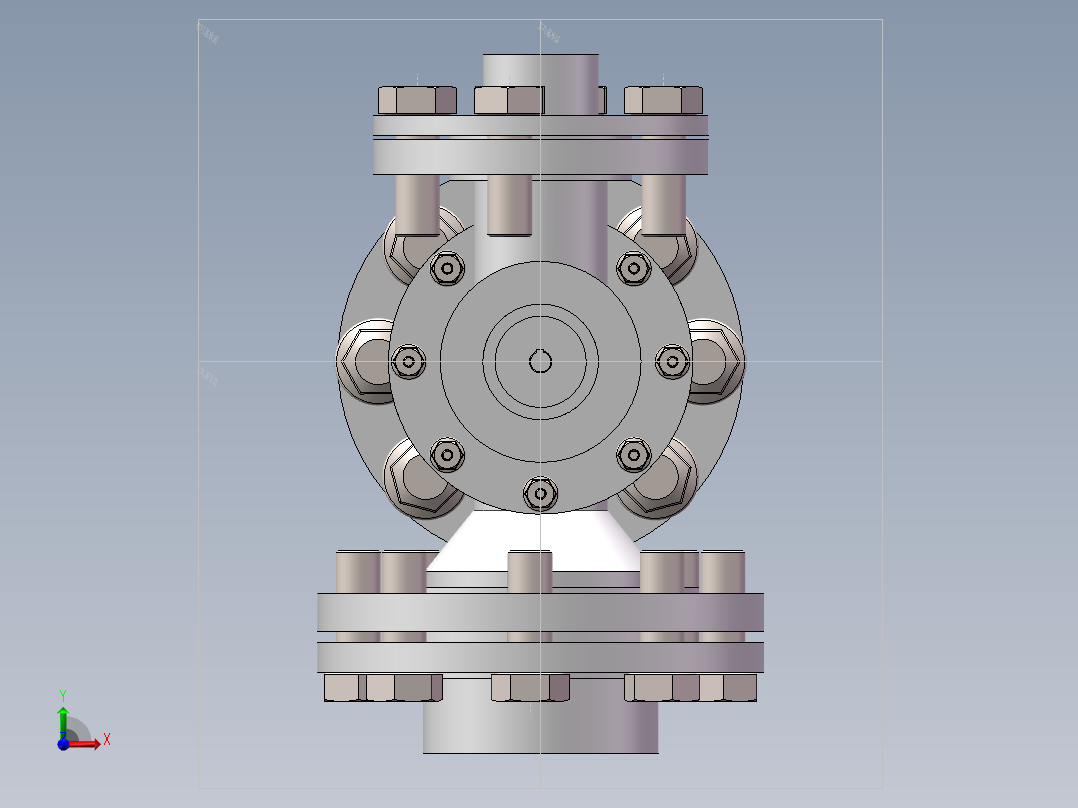 电动式可调液气引射器前视图