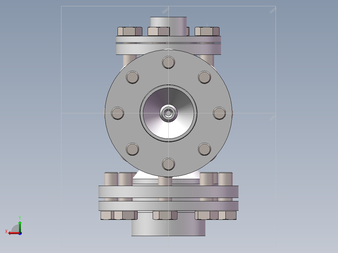 电动式可调液气引射器后视图