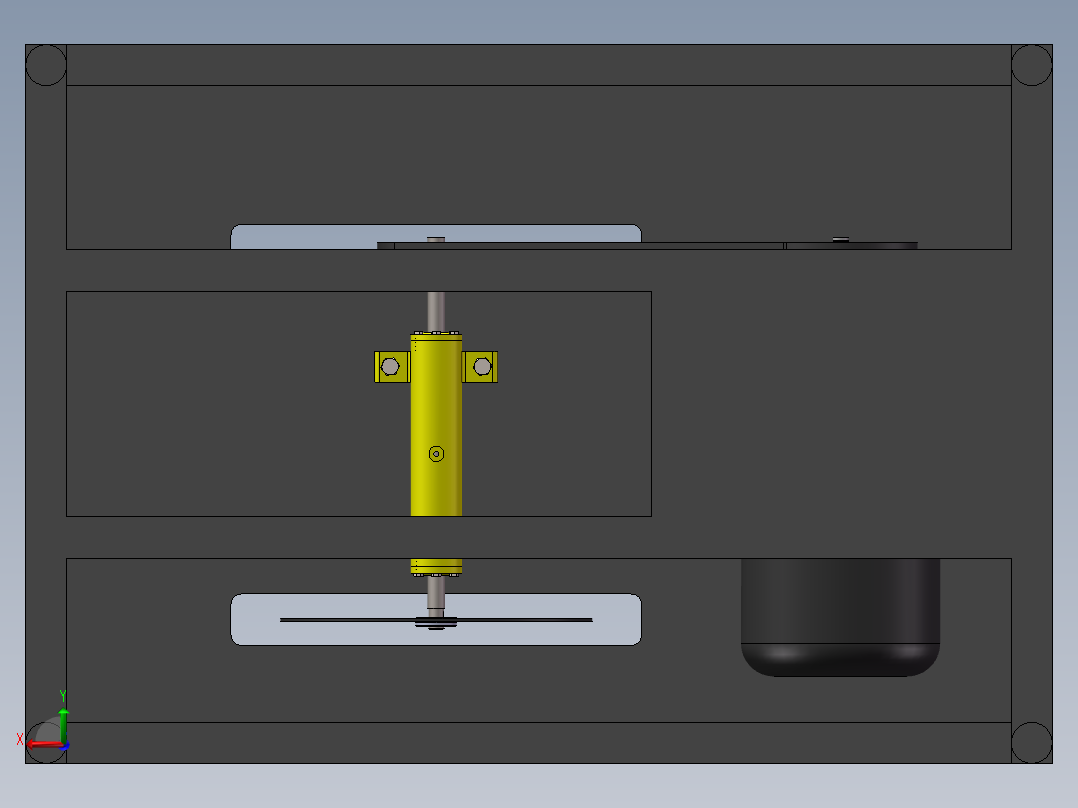 固定式平面切割机sw17可编辑后视图