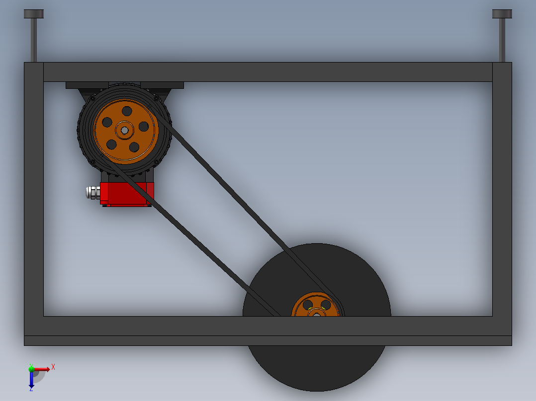 固定式平面切割机sw17可编辑俯视图