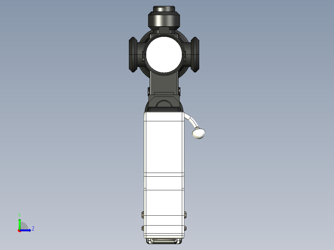 阻击枪 (2)左视图