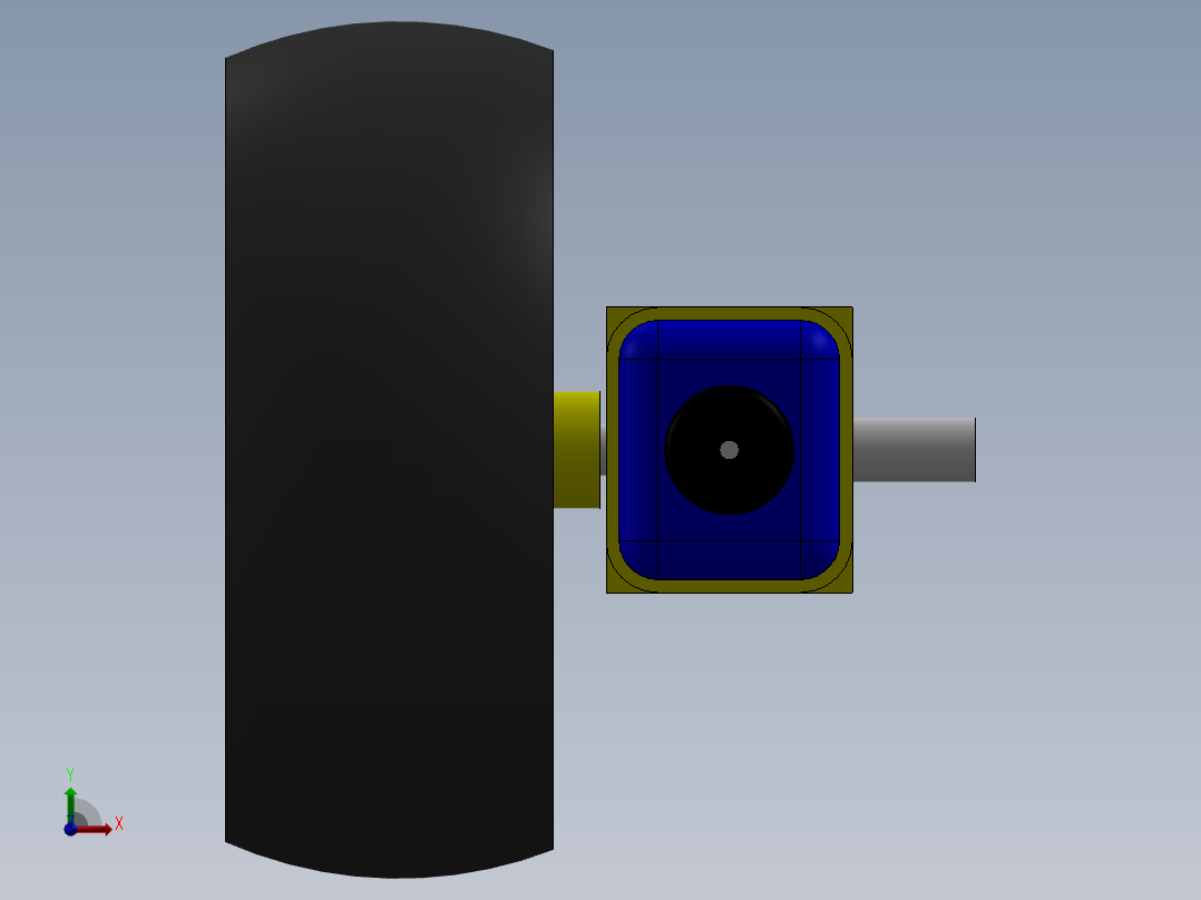 智能小车轮子前视图