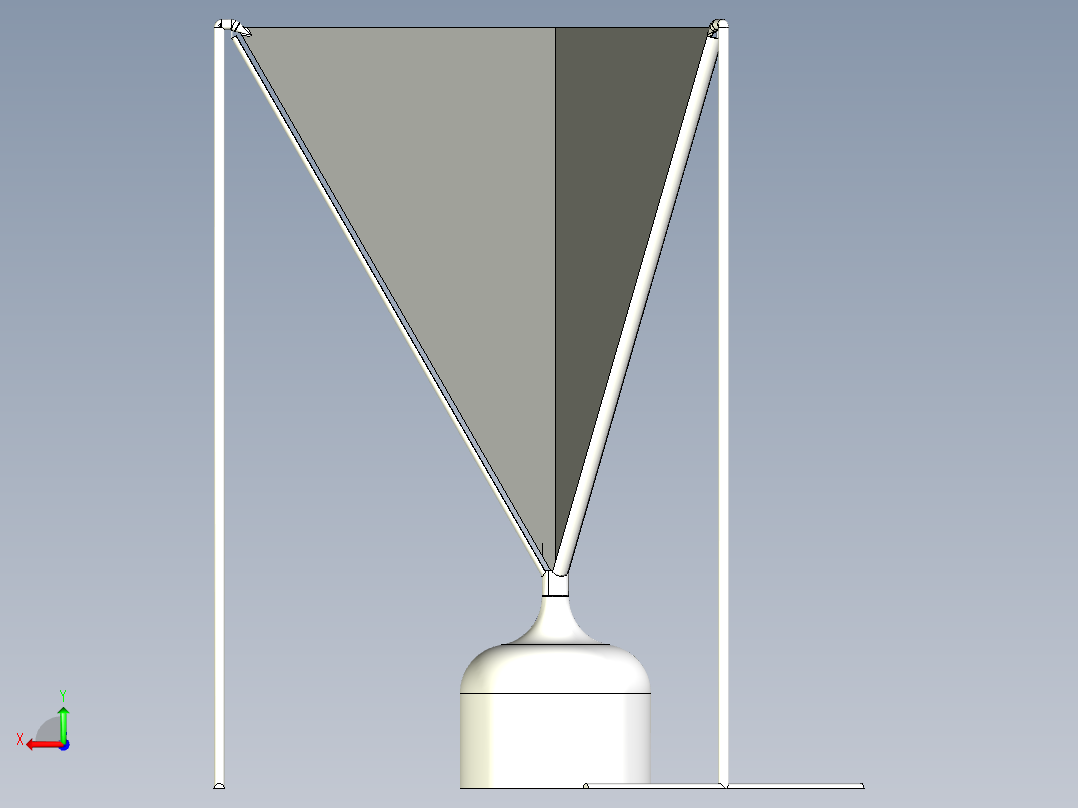 雾气淡水收集器   Inventor STEP后视图