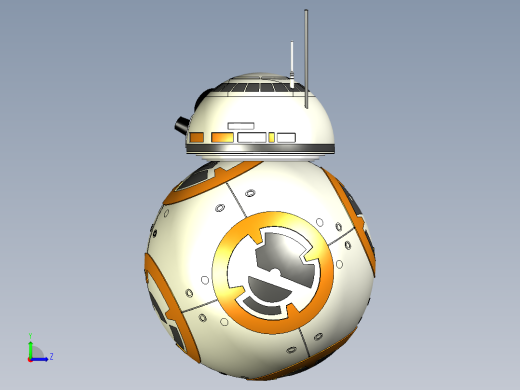 A2004941-星球大战：原力觉醒：BB-8 机器人左视缩略图