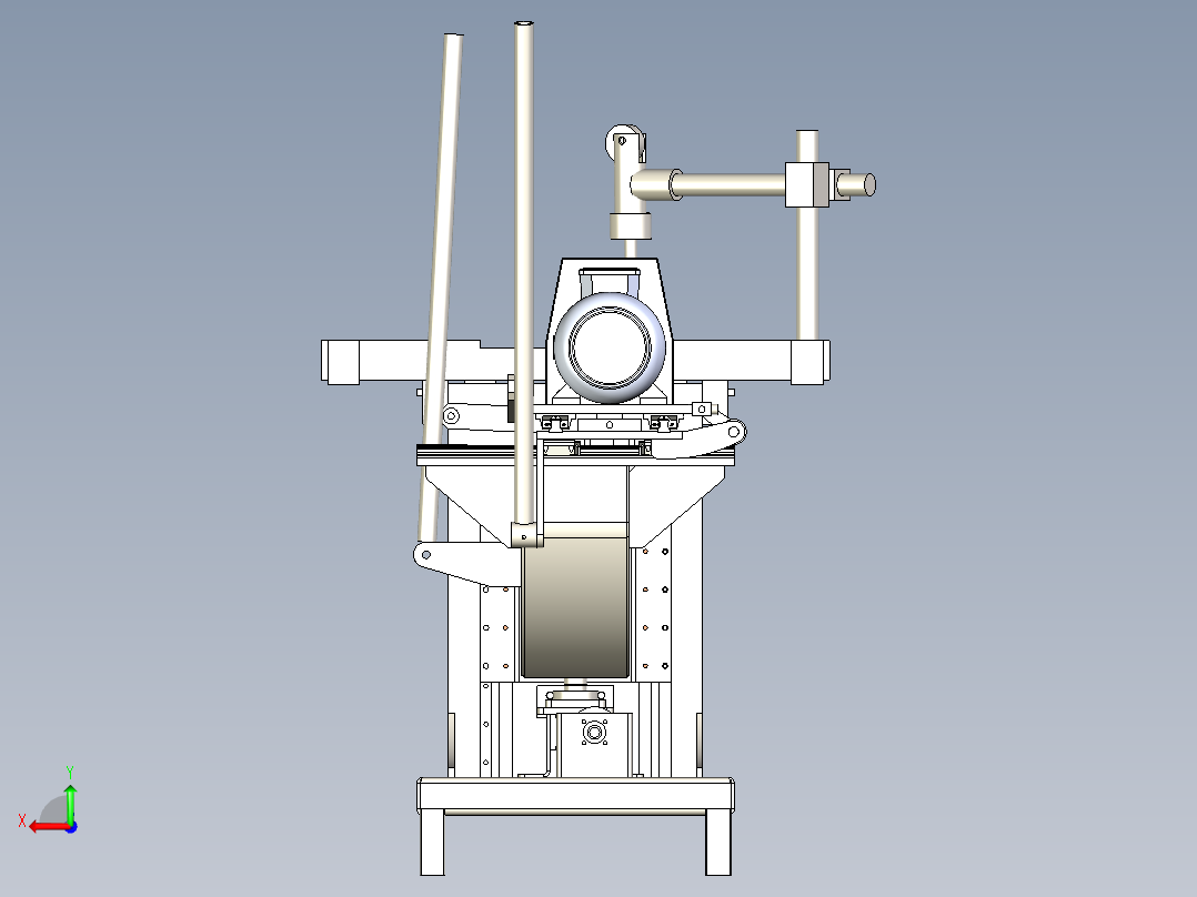 B2004569-侧钻机后视图