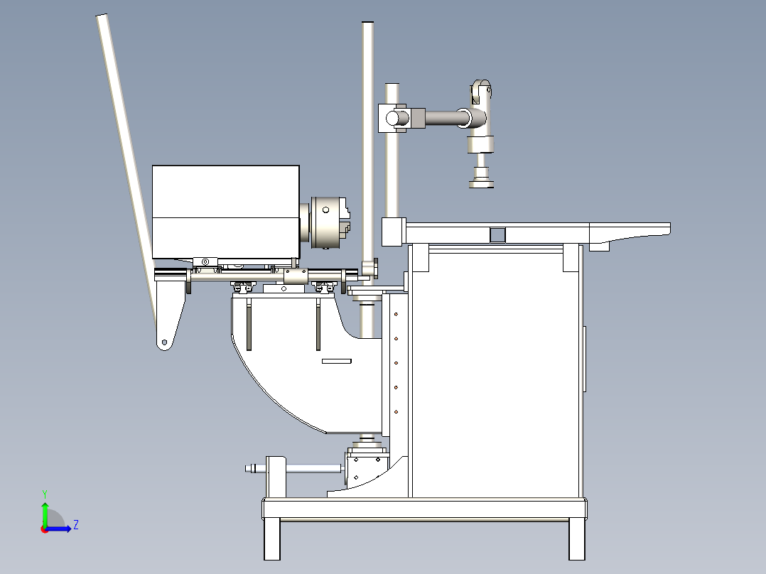 B2004569-侧钻机左视图