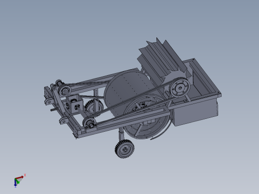 凸轮滚筒式残膜回收机设计【SW三维模型+4张CAD图纸+说明书