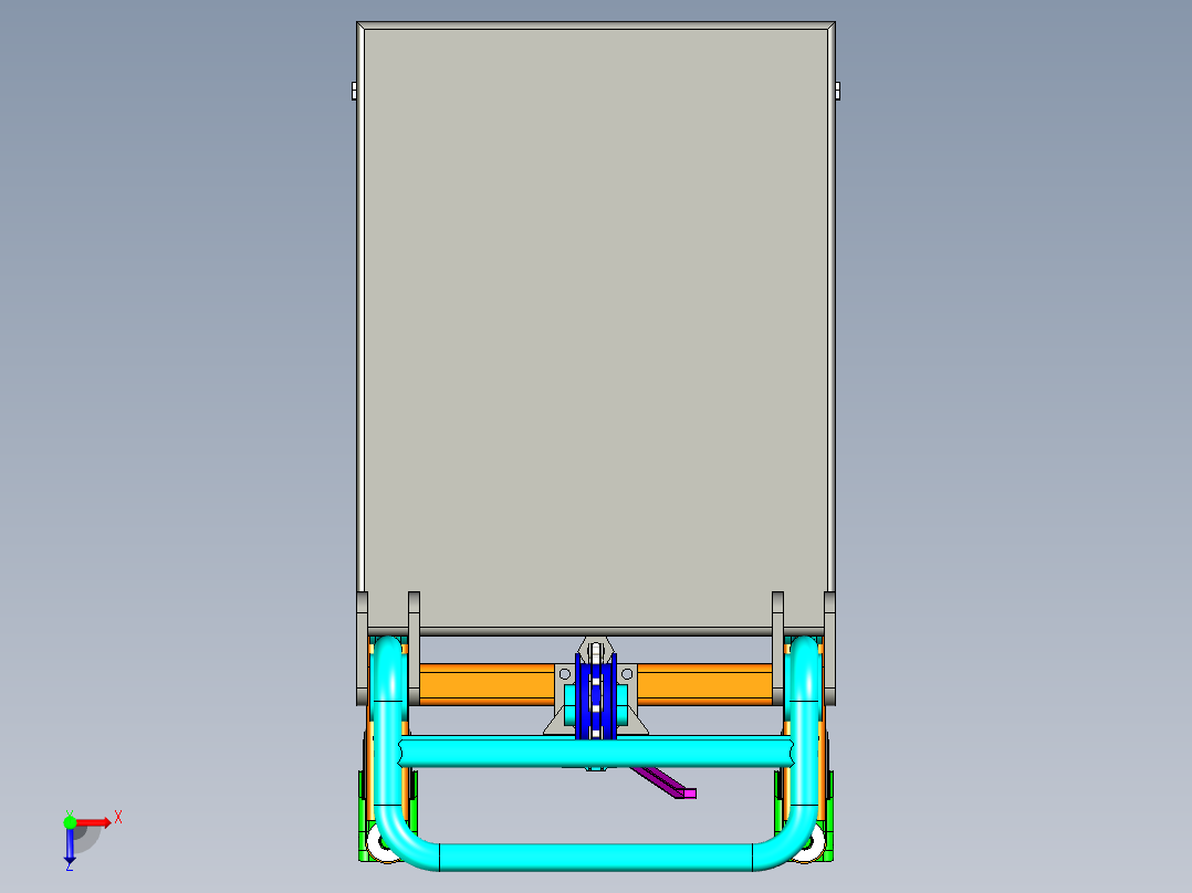 B3003829-提升机叉车俯视图