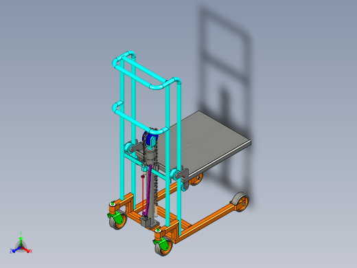 B3003829-提升机叉车正等轴测缩略图