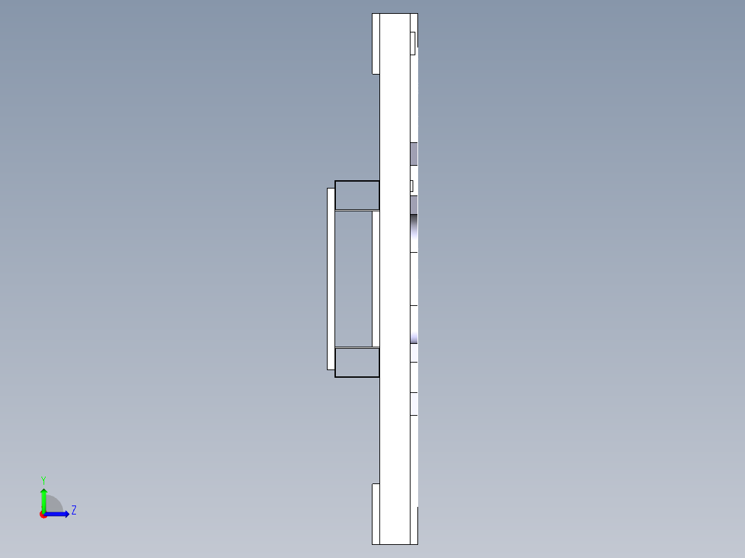 A2004327-标签切纸机左视图