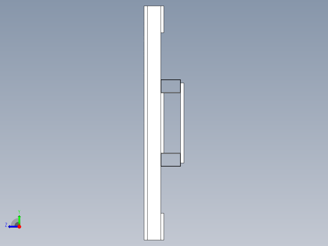 A2004327-标签切纸机右视图