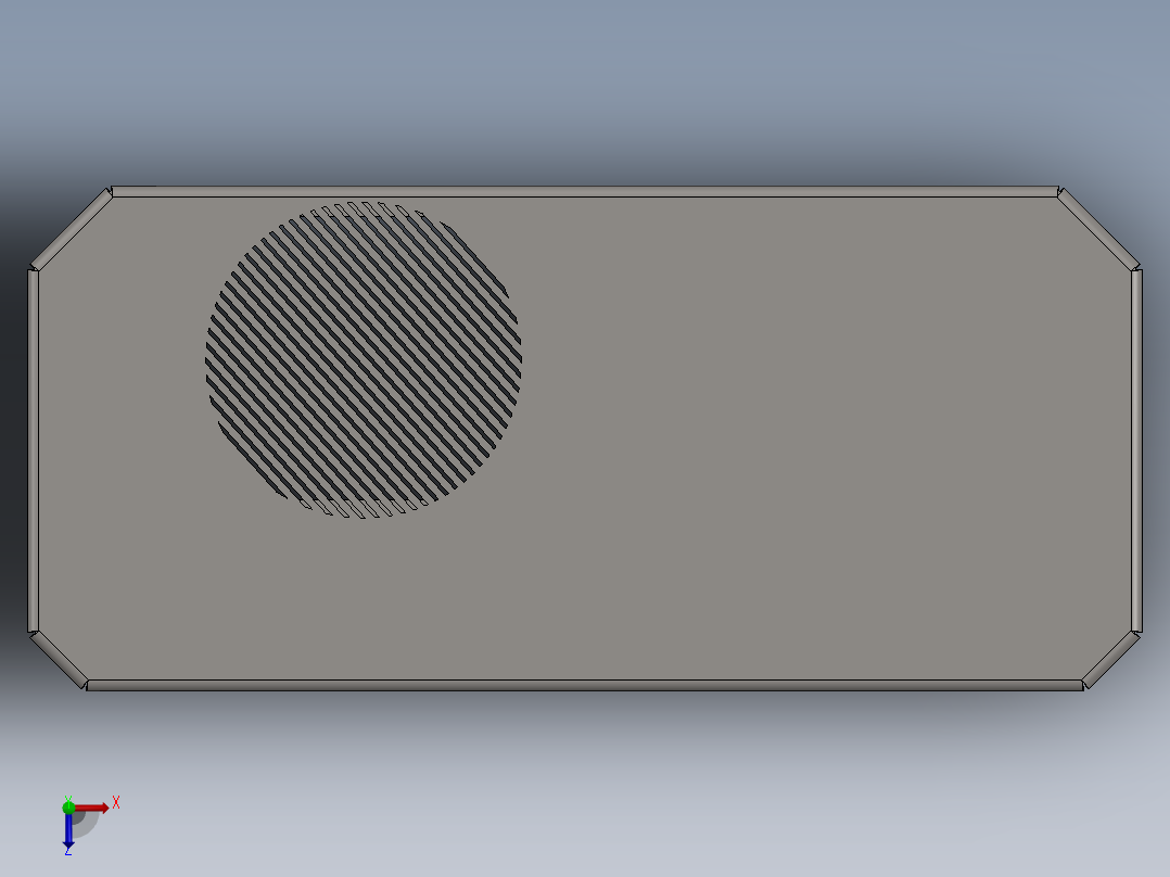 整流罩套件俯视图