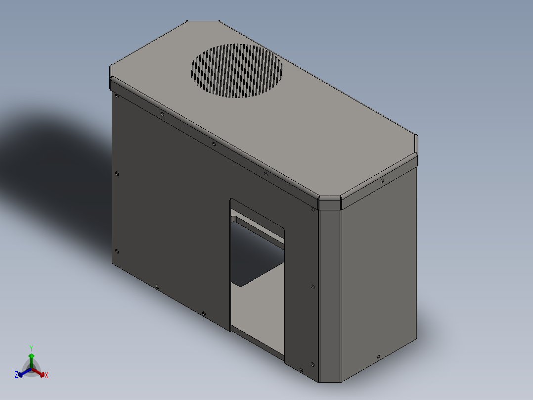 整流罩套件正等轴测图