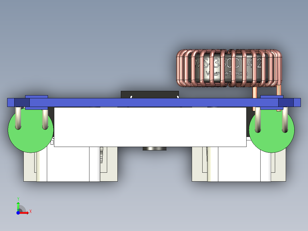 4S PD 100W快速充电模块前视图