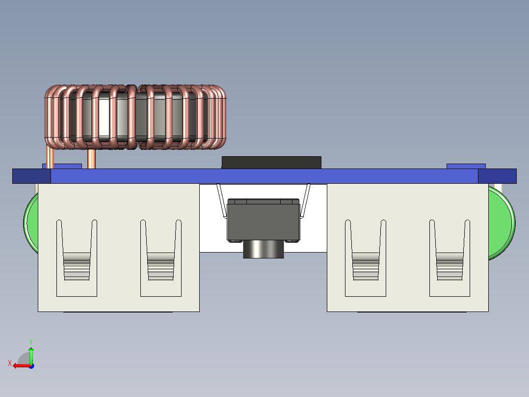 4S PD 100W快速充电模块后视图