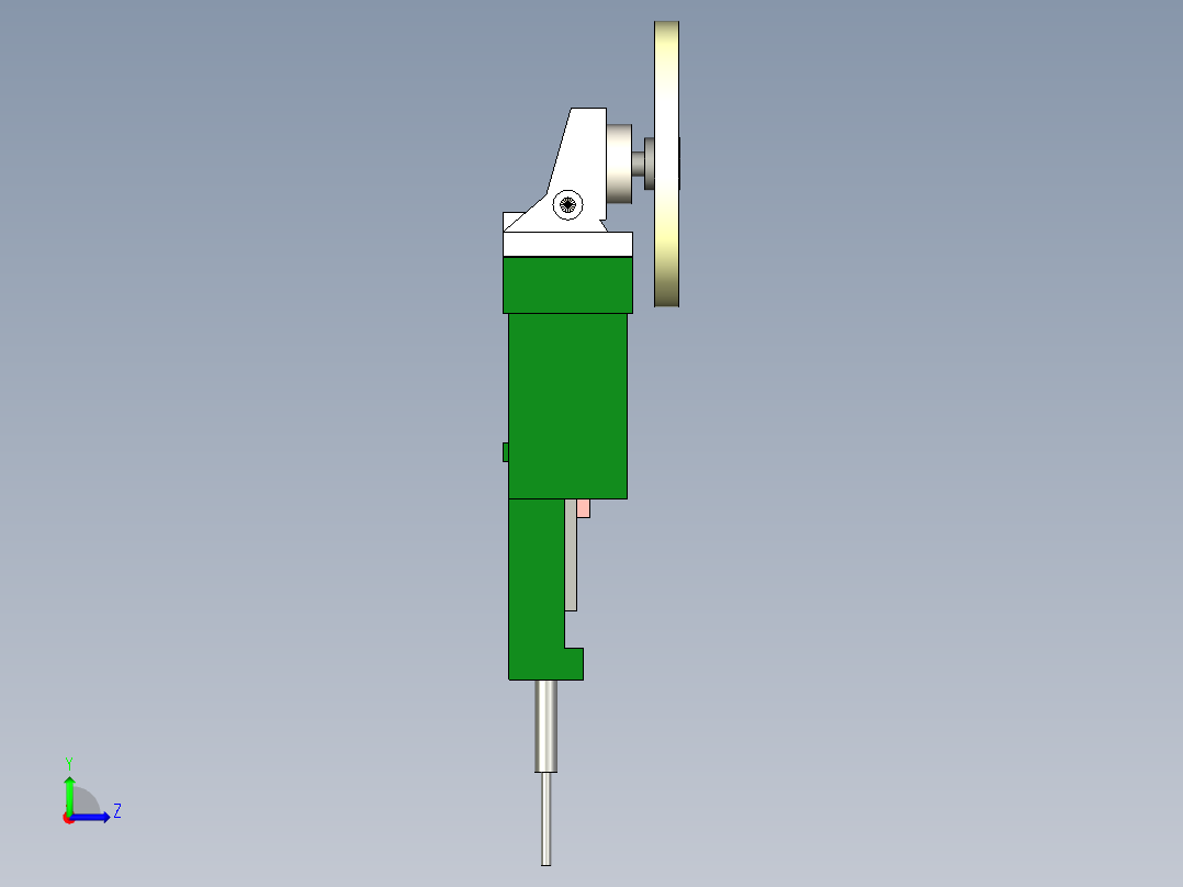 B2004074-角磨机左视图