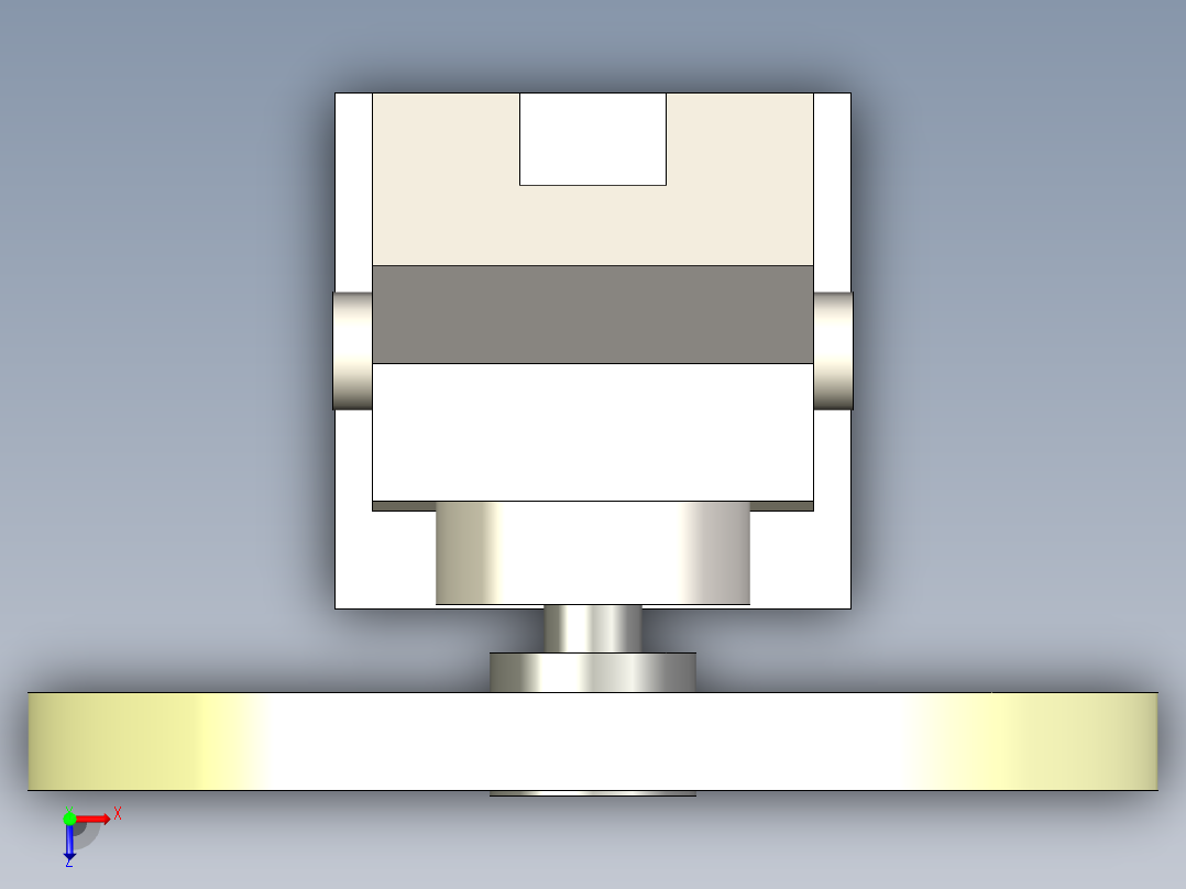 B2004074-角磨机俯视图